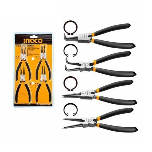 INGCO 4PCS CIRCLIP 180MM PLIER SET | General Hand Tools | DIY